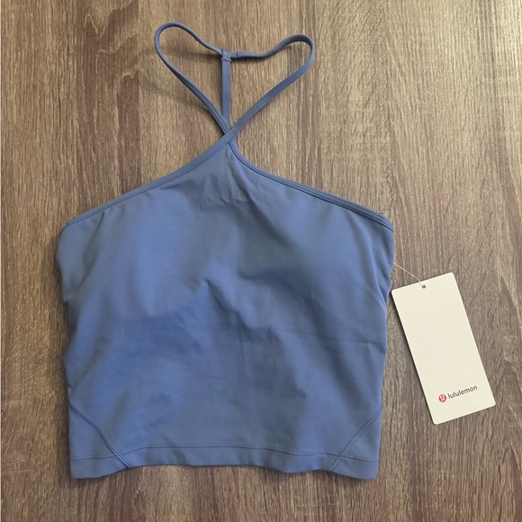 New with tags lululemon Align T-Strap Tank Top
Light Support, size 4. Oasis Blue - Picture 7 of 11